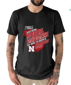 2024 Ncaa March Madness The Road to Phoenix Nebraska Huskers Shirt