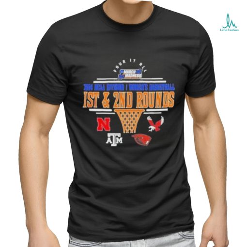 2024 Ncaa Women’S Basketball 1St And 2Nd Rounds Corvallis Or Shirt