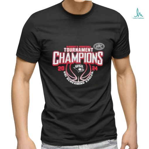 2024 Ovc Women’s Basketball Conference Tournament Champions Usi Screaming Eagles Shirt