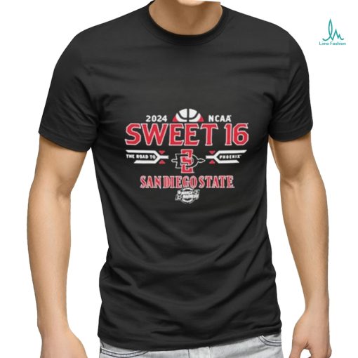 2024 SDSU Aztecs Men’s Basketball Sweet 16 Shirt