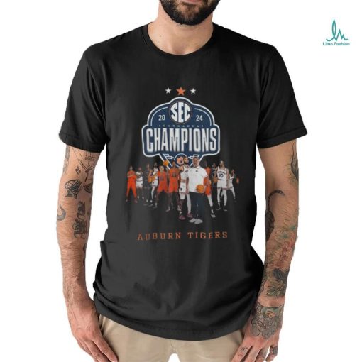 2024 Sec Men’s Basketball Tournament Champions Auburn All Teams Shirt