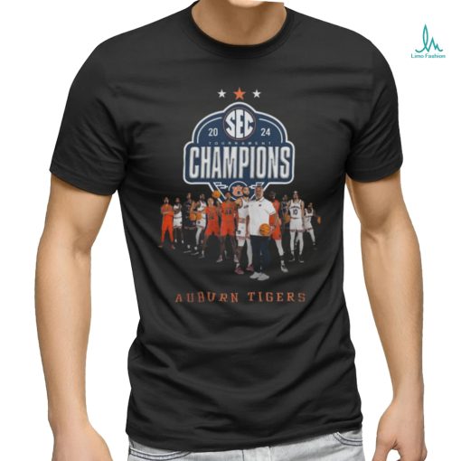 2024 Sec Men’s Basketball Tournament Champions Auburn All Teams Shirt