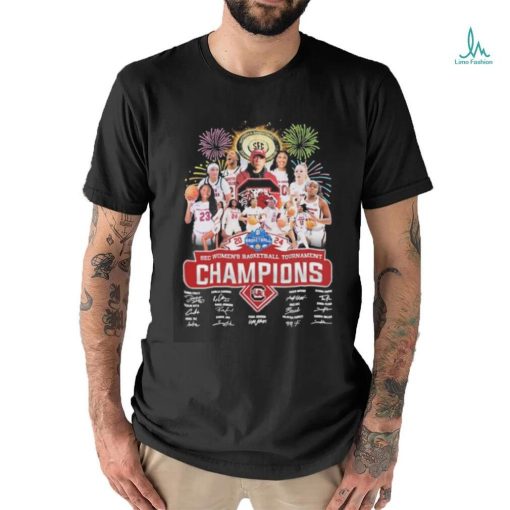 2024 South Carolina Gamecocks SEC Women’s Basketball Tournament Champions T Shirt