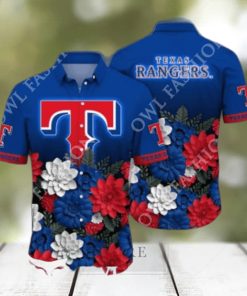 2024 Texas Rangers MLB Baseball Flower Hawaii Shirt