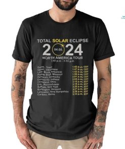 2024 Total Solar Eclipse April 8 Path Of The Eclipse Shirt