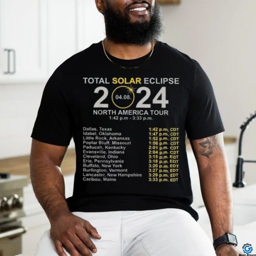 2024 Total Solar Eclipse April 8 Path Of The Eclipse Shirt