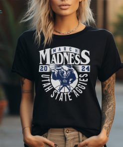 2024 Utah State Aggies Artwork Iconic March Madness Tee