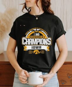 2024 Women’s Basketball Big Tournament Champions Iowa Hawkeyes Shirt