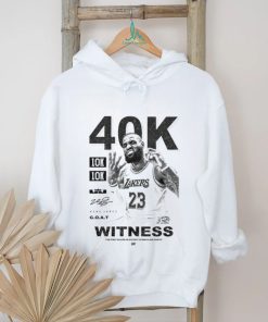 40K 10K 10K ZAKERS 23 2328 KING JARES G.O.A.T WITNESS shirt