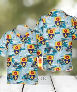 49th Military Police Brigade California Button Down Hawaiian Shirt