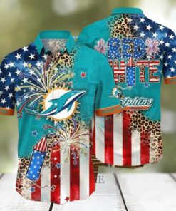 4th Of July Independence Day NFL Miami Dolphins Hawaiian Shirt