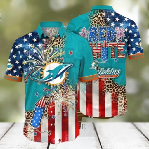 4th Of July Independence Day NFL Miami Dolphins Hawaiian Shirt