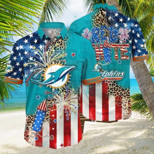 4th Of July Independence Day NFL Miami Dolphins Hawaiian Shirt