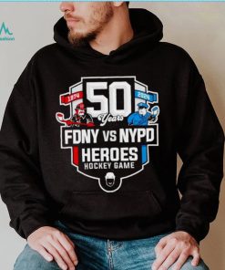 50 years 1974 – 2024 FDNY vs NYPD Heroes Hockey Game shirt