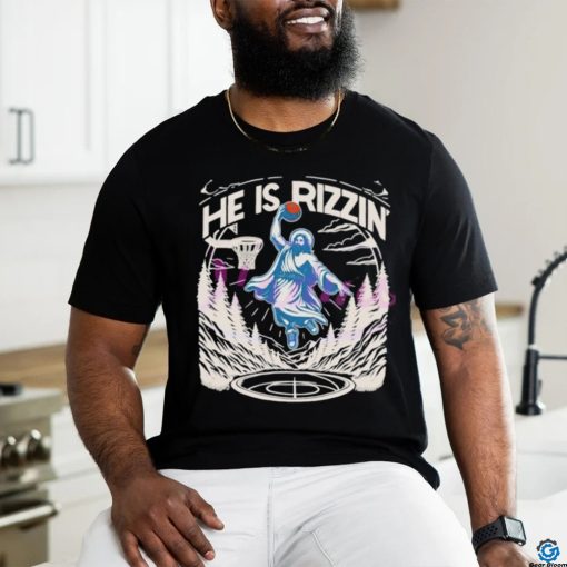 90s He Is Risen Easter Funny Meme jesu basketball shirt