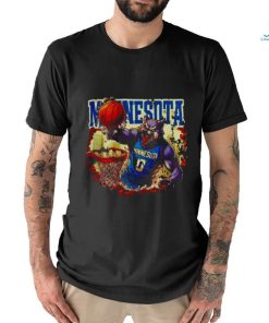 90s Style Basketball Wolf Minnesota shirt