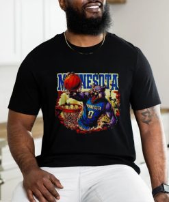 90s Style Basketball Wolf Minnesota shirt