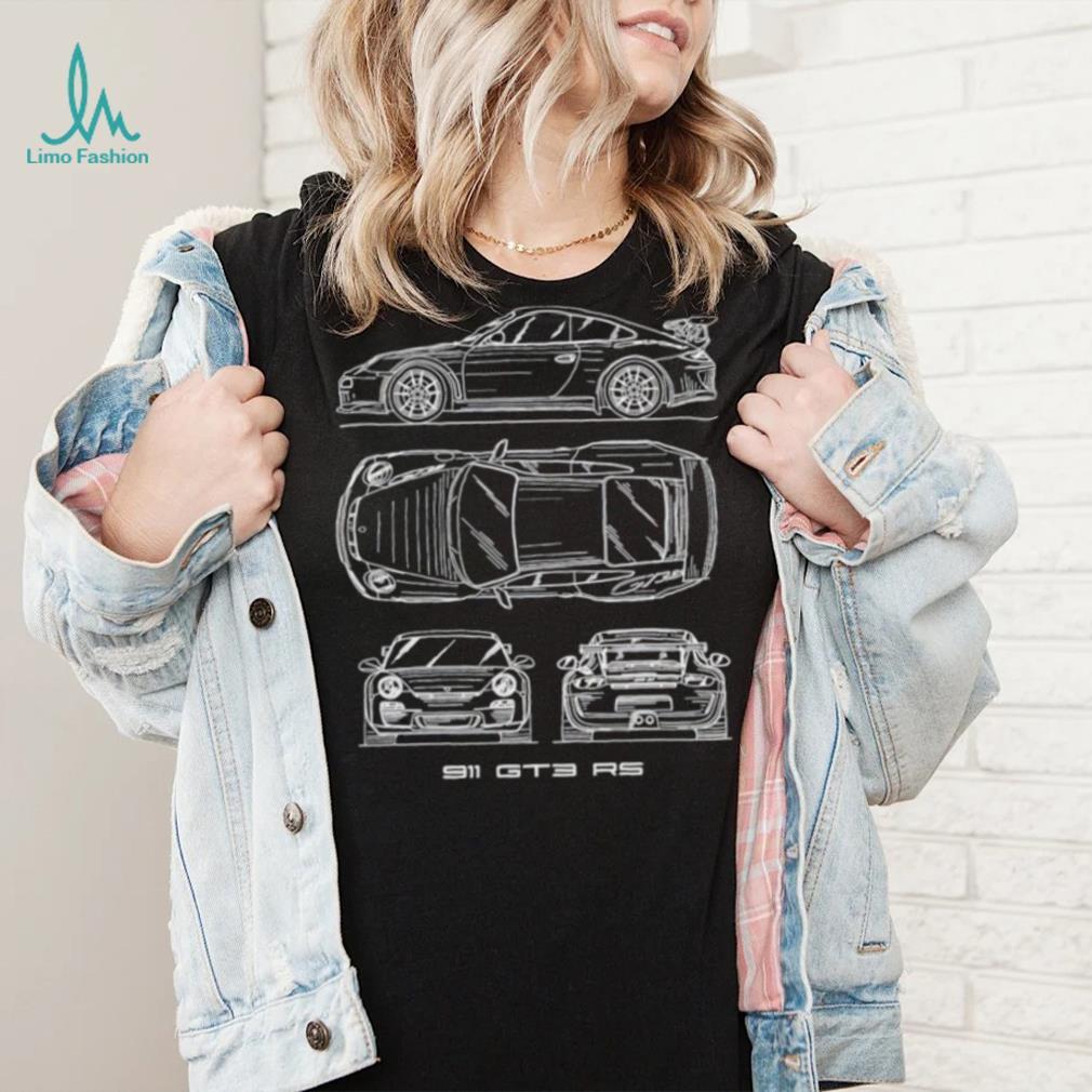 911 GT3 RS blueprint every angle shirt 911 GT3 RS blueprint every angle shirt