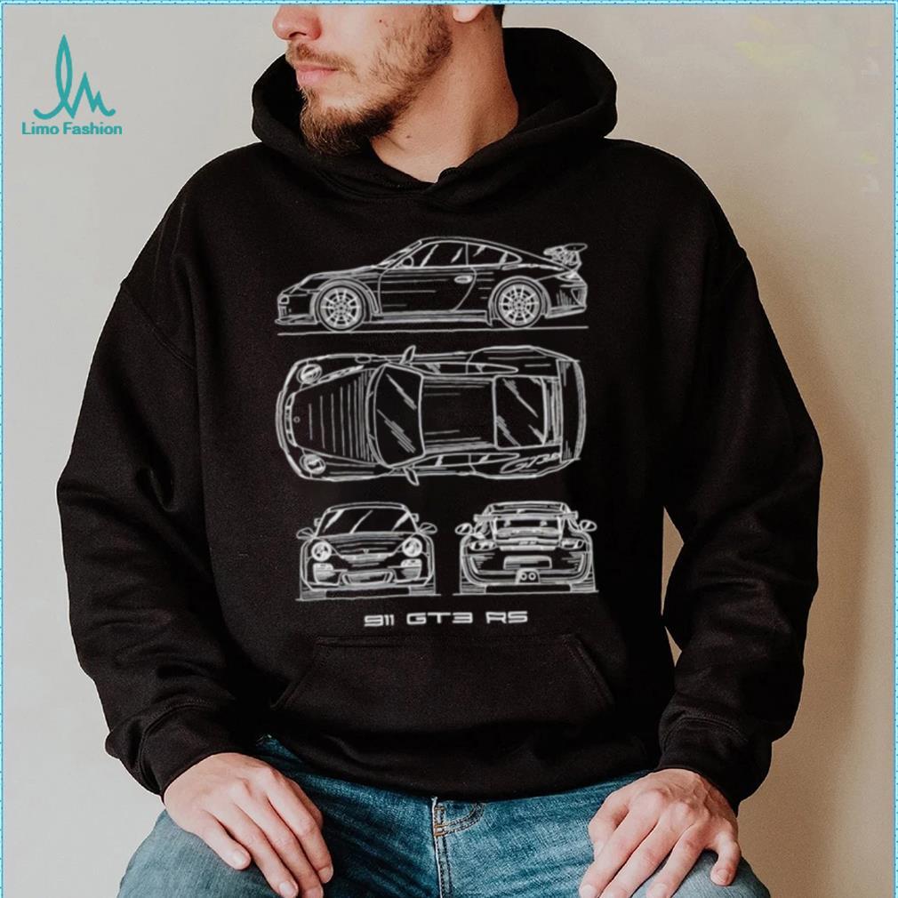 911 GT3 RS blueprint every angle shirt 911 GT3 RS blueprint every angle shirt