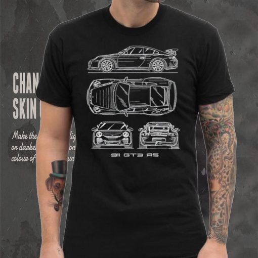 911 GT3 RS blueprint every angle shirt