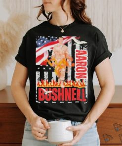 Aaron Bushnell American Flag T shirt