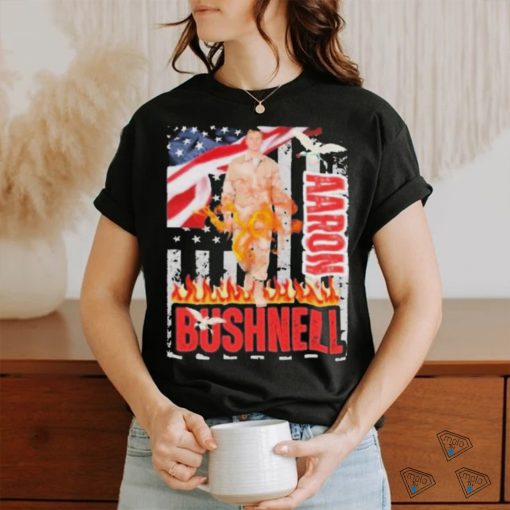 Aaron Bushnell American Flag T shirt