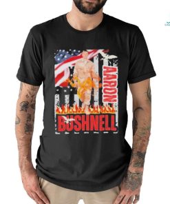 Aaron Bushnell American Flag T shirt