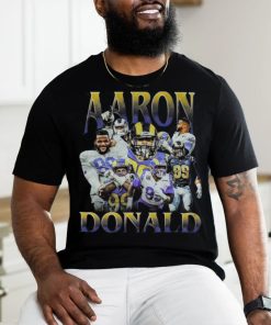Aaron Donald 90s Graphic Vintage Tee Football shirt