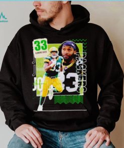 Aaron Jones 33 running back football player shirt