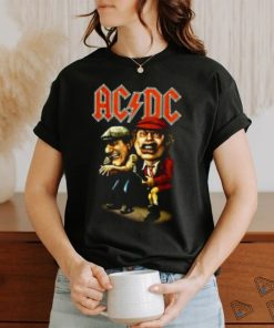 Ac Dc Caricature In Concert T shirt