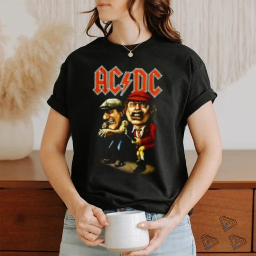 Ac Dc Caricature In Concert T shirt