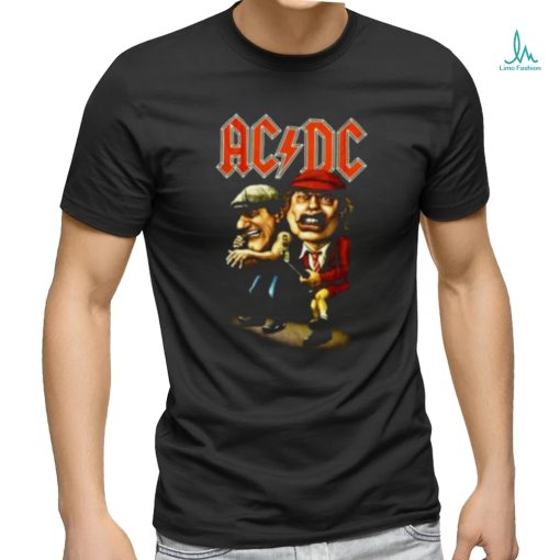 Ac Dc Caricature In Concert T shirt