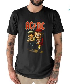 Ac Dc Caricature In Concert T shirt