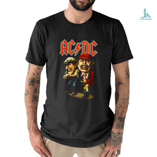 Ac Dc Caricature In Concert T shirt
