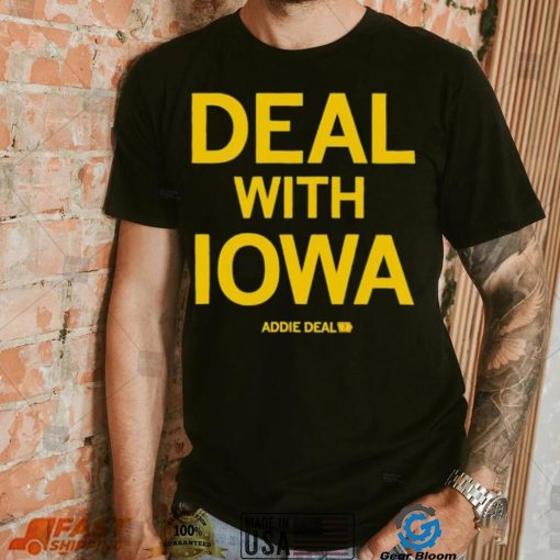 Addie Deal 7 with Iowa Women’s Basketball NCAA classic shirt