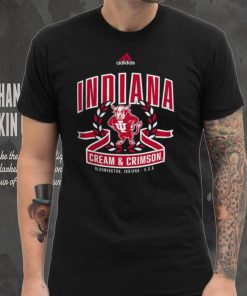 Adidas Men's Indiana Hoosiers Black Class Dismissed T Shirt