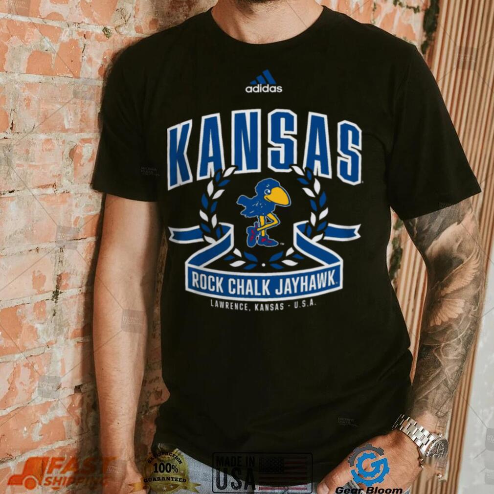 Adidas Mens Kansas Jayhawks Black Class Dismissed T Shirt0