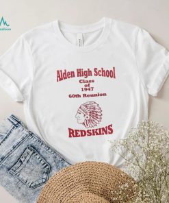 Aiden High School class of 1947 60th reunion Redskins shirt