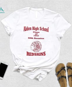 Aiden High School class of 1947 60th reunion Redskins shirt