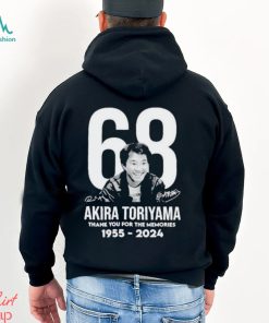 Akira Toriyama 68 Thank You for the memories 1955 2024 Signature Shirt, hoodie, sweater, long sleeve and tank top Akira Toriyama 68 Thank You for the memories 1955 2024 Signature Shirt