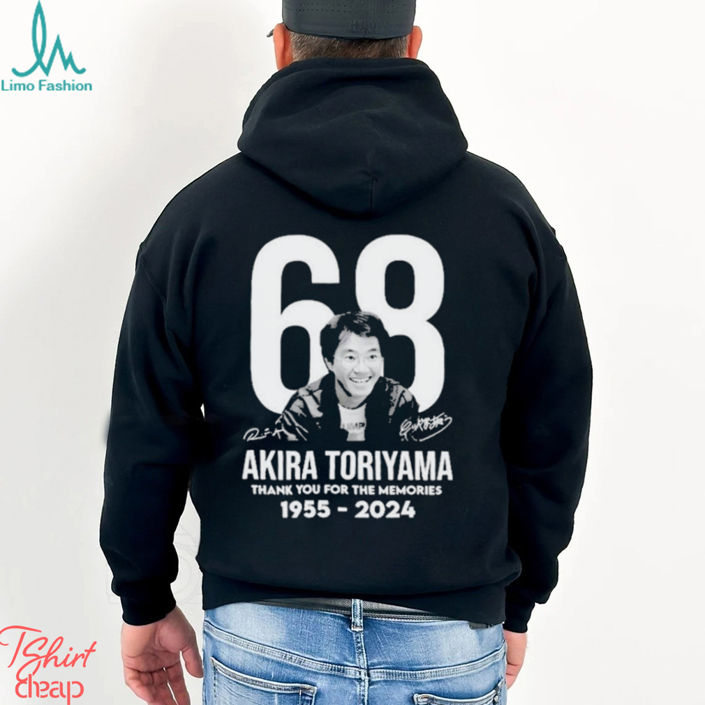 Akira Toriyama 68 Thank You for the memories 1955 2024 Signature Shirt Akira Toriyama 68 Thank You for the memories 1955 2024 Signature Shirt