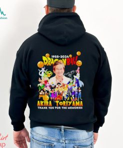 Akira Toriyama Dragonball 1955 2024 thank you for the memories signatures shirt
