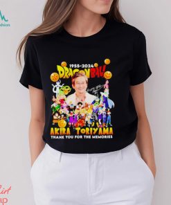Akira Toriyama Dragonball 1955 2024 thank you for the memories signatures shirt