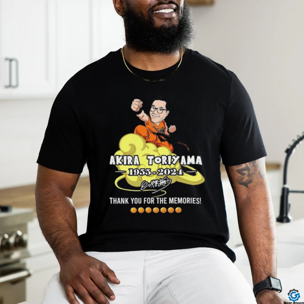 Akira Toriyama Thank You For The Memories Shirt Akira Toriyama Thank You For The Memories Shirt
