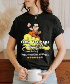 Akira Toriyama Thank You For The Memories Shirt, hoodie, sweater, long sleeve and tank top Akira Toriyama Thank You For The Memories Shirt