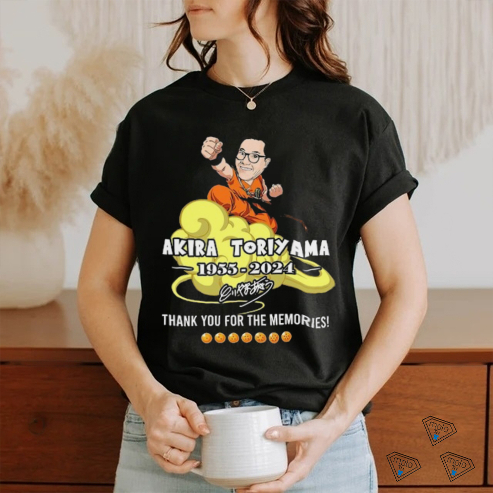 Akira Toriyama Thank You For The Memories Shirt Akira Toriyama Thank You For The Memories Shirt