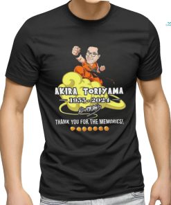 Akira Toriyama Thank You For The Memories Shirt, hoodie, sweater, long sleeve and tank top Akira Toriyama Thank You For The Memories Shirt