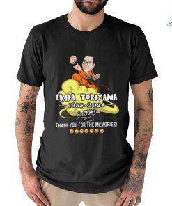Akira Toriyama Thank You For The Memories Shirt, hoodie, sweater, long sleeve and tank top Akira Toriyama Thank You For The Memories Shirt