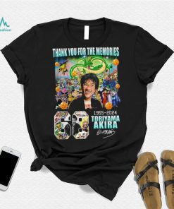 Akira Toriyama Thank You For The Memories Signature Shirt, hoodie, sweater, long sleeve and tank top Akira Toriyama Thank You For The Memories Signature Shirt