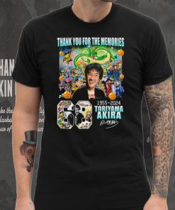Akira Toriyama Thank You For The Memories Signature Shirt, hoodie, sweater, long sleeve and tank top Akira Toriyama Thank You For The Memories Signature Shirt